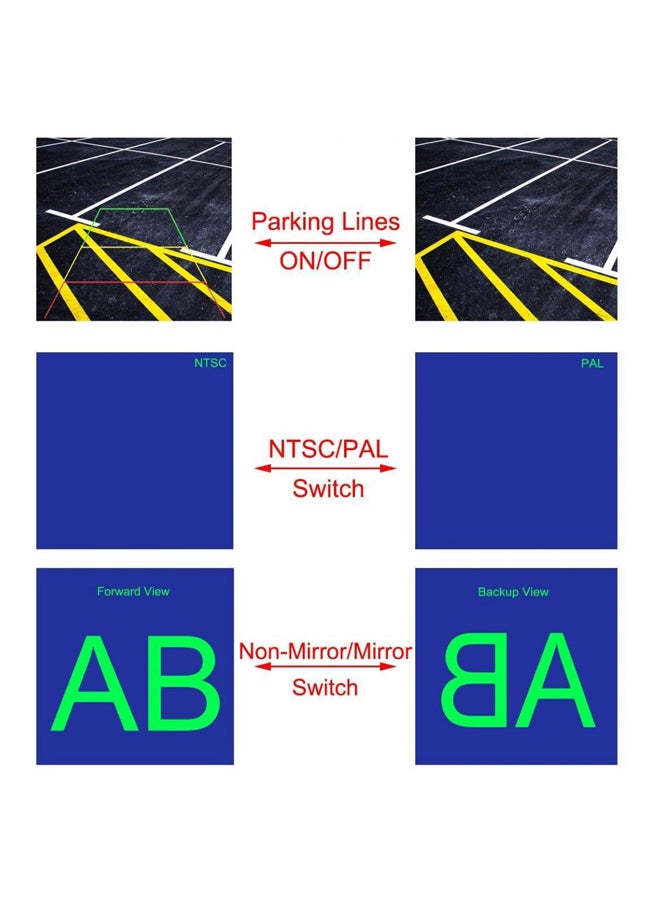 كاميرا عالية الوضوح للرؤية الخلفية بالسيارة - Image 4