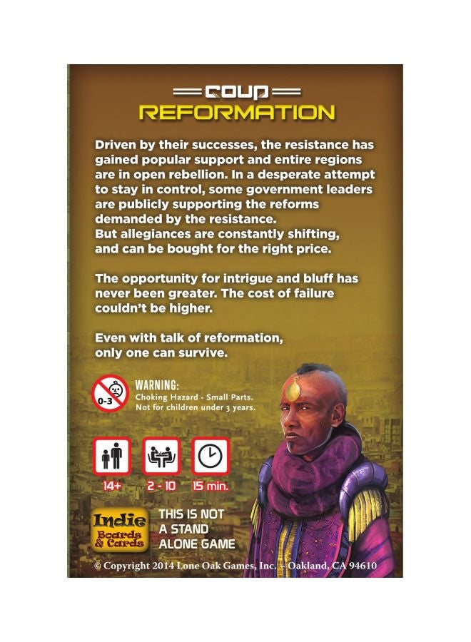 Coup Reformation Card Game COUR2IBC