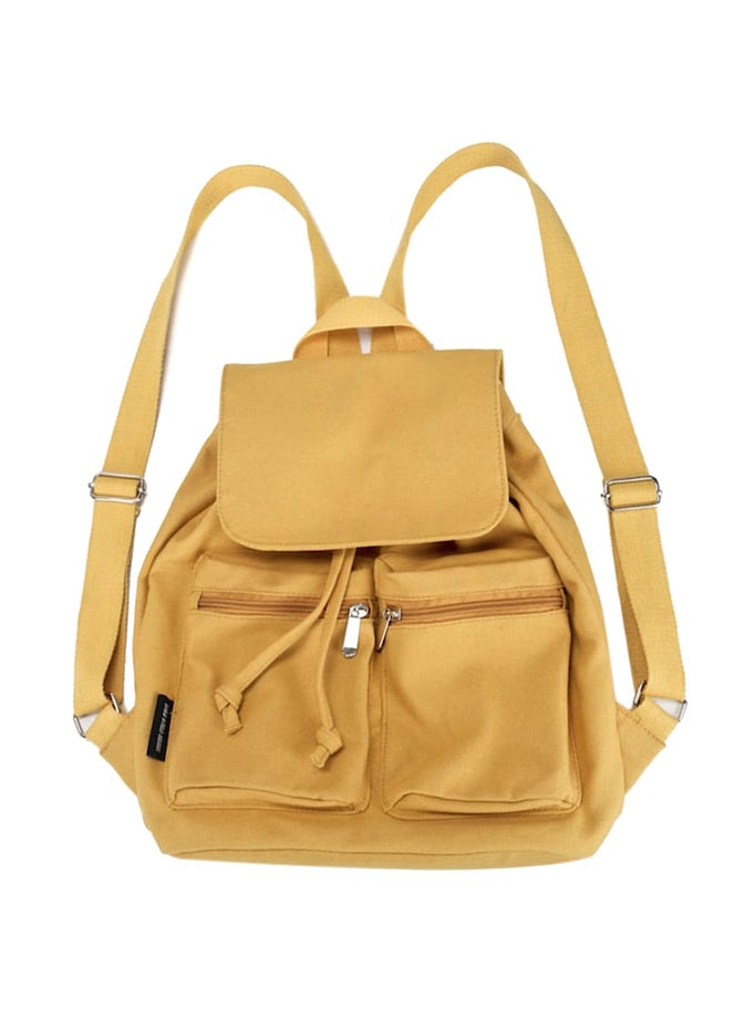 بيوينتي حقيبة ظهر عملية مصنوعة من البوليستر أصفر - Image 1
