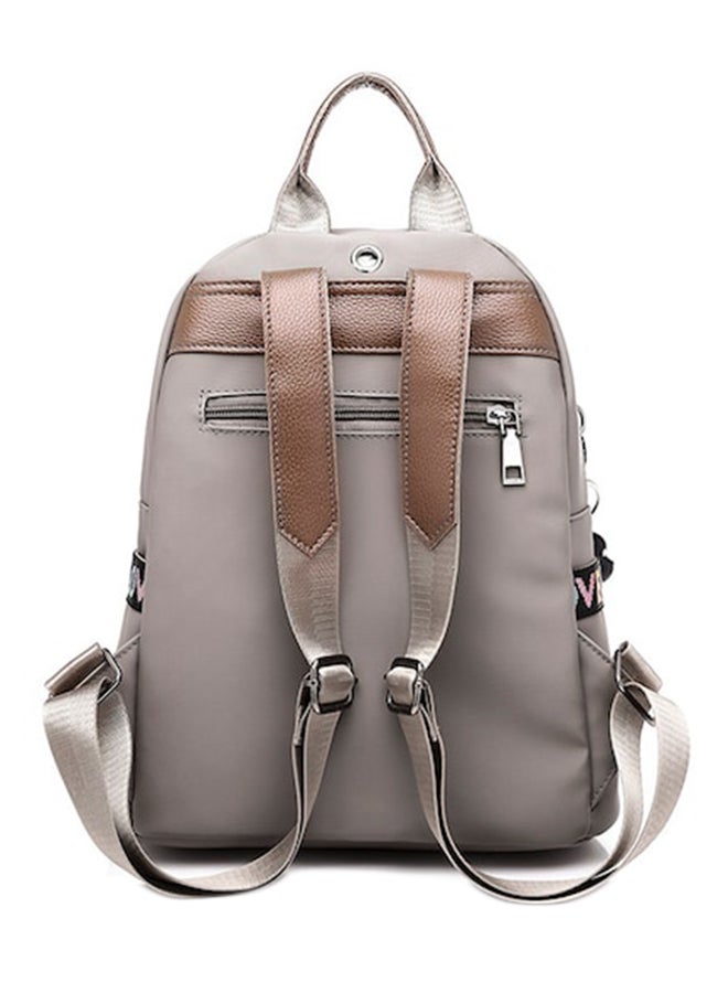 Beauenty High Quality Casual Backpack Grey/Brown  - Image 2