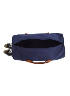 Beauenty Zipper Closure Duffel Bag 48x30x24 Centimeter Blue/Brown  - Image 2