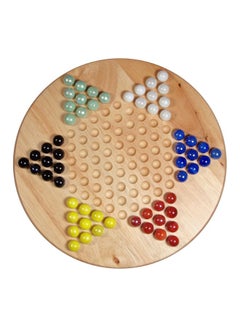 WE Games Chinese Checkers Set With Glass Marbles 493011  - Image 1