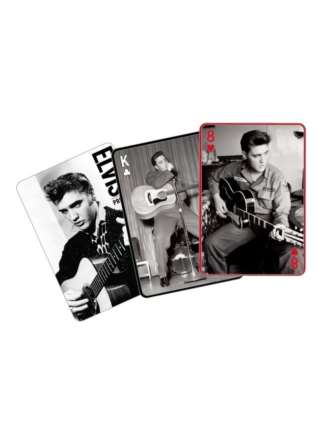 Aquarius Elvis Presley Themed Playing Cards 52151  - Image 1