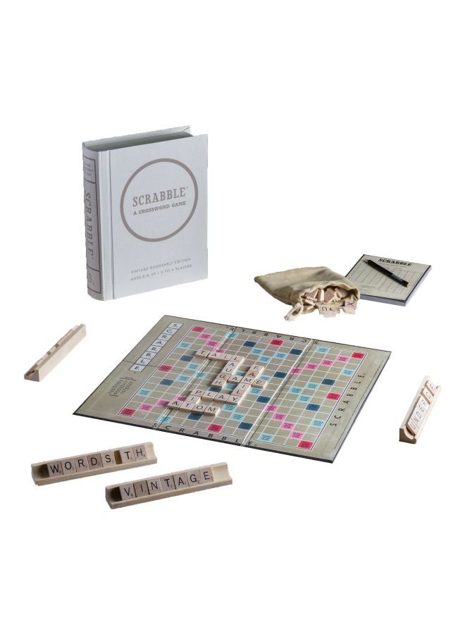 Winning Solutions - Scrabble Vintage Bookshelf Edition Board Game 21420 - Image 1