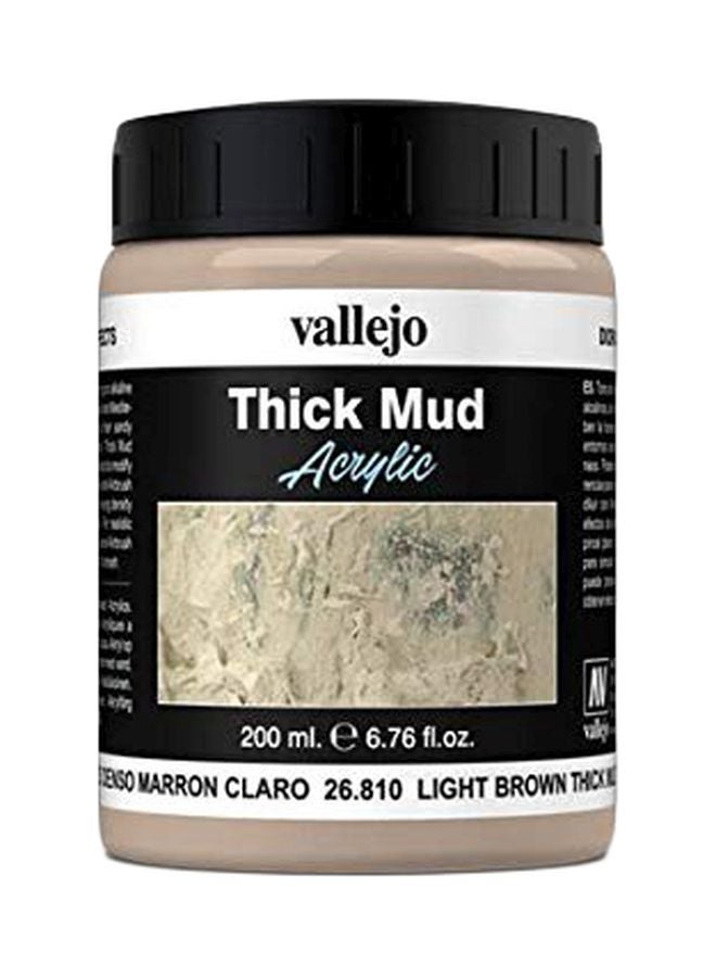 Vallejo Thick Mud Acrylic VJ26810 Light Brown