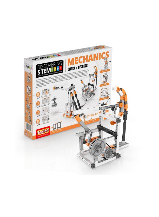 Engino Discovering STEM Mechanics Cams And Cranks Building Kit ENG-STEM04 - Image 2