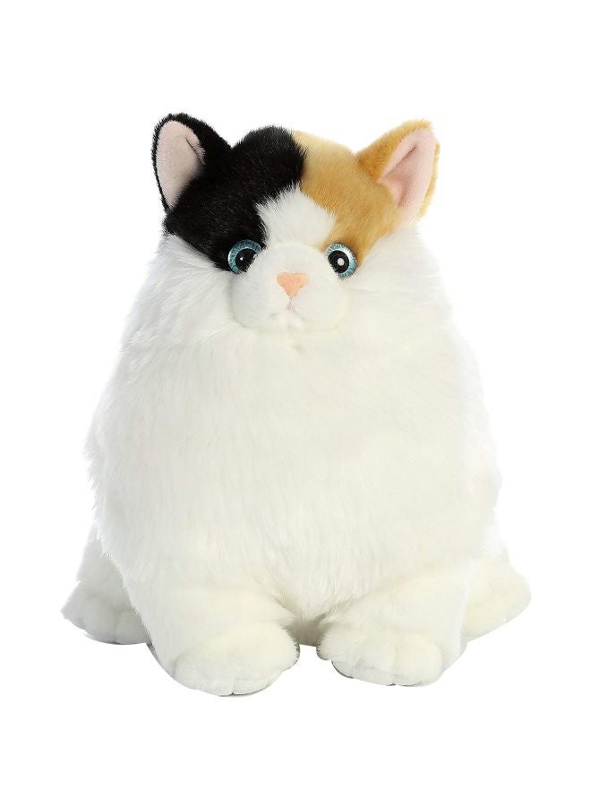 Aurora World Inc. Fat Cats Munchy Calico Plush Figure 2480 10inch - Image 1