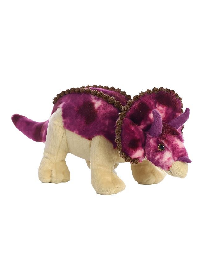 Aurora World Inc. World Triceratops Dinosaur Plush Toy 32117 14inch