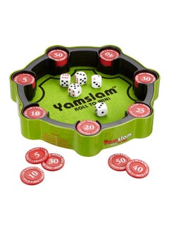 blue orange Yamslam Roll To Win Dice Game  - Image 1