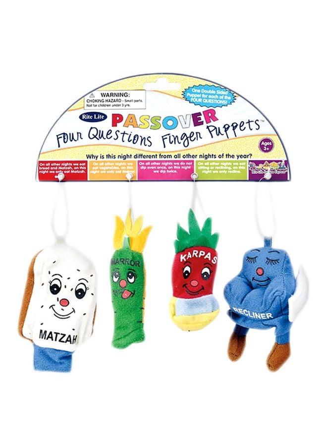 رايت لايت مجموعة دمى الأصابع باسوفر مكونة من 4 قطع طراز 39047