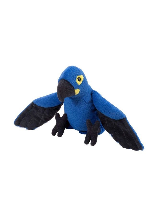 Wild Republic Stuffed Hyacinth Macaw Figure 10865 8inch - Image 1