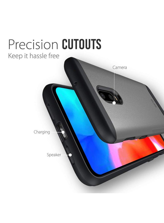 TUDIA - Tudia Oneplus 6T Merge Cover / Case Metallic Slate - Image 1