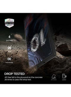 VRS Design Samsung Galaxy Note 10 Damda High Pro Shield cover / case - World City Black  - Image 2