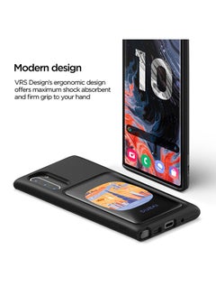 VRS Design Samsung Galaxy Note 10 Damda High Pro Shield cover / case - World City Black  - Image 3