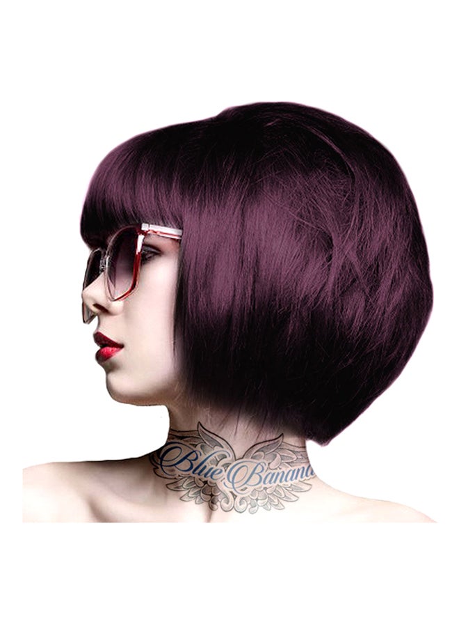 Renbow Crazy Colour Semi-Permanent Hair Colour Cream No.50 Aubergine 100ml - Image 3