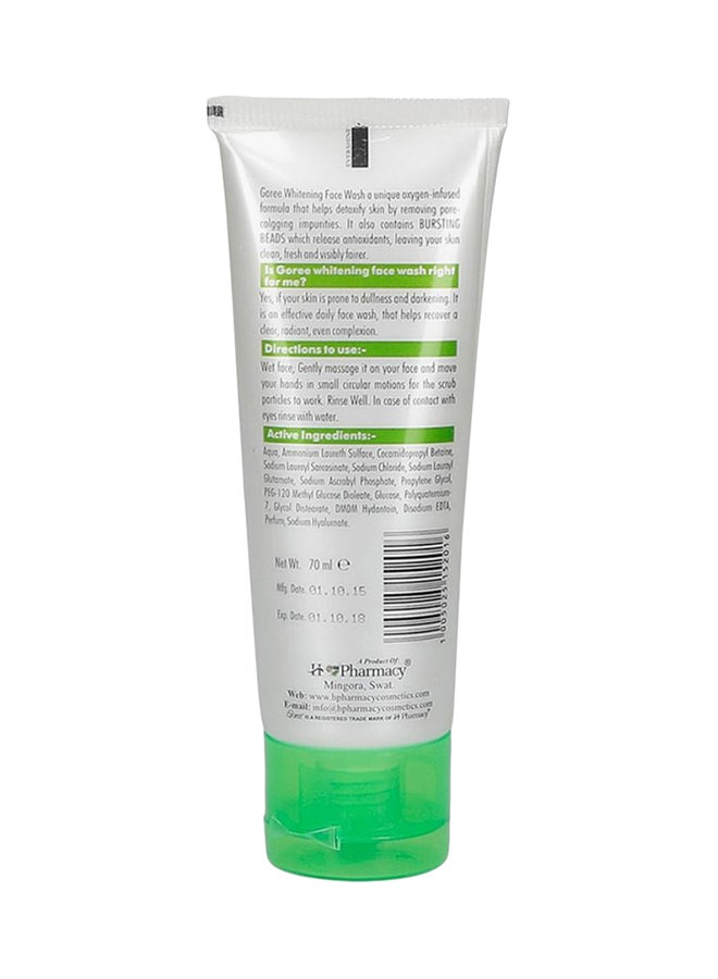 Goree Whitening Face Wash With Aloe Vera 70ml - Image 2