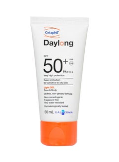 GALDERMA Cetaphil- Daylong Face And Body Light Gel SPF 50+ 50ml  - Image 1