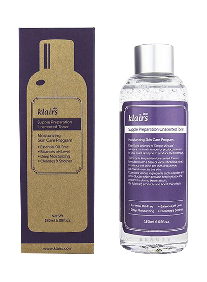 Klairs Supple Preparation Unscented Toner Clear 180ml  - Image 2