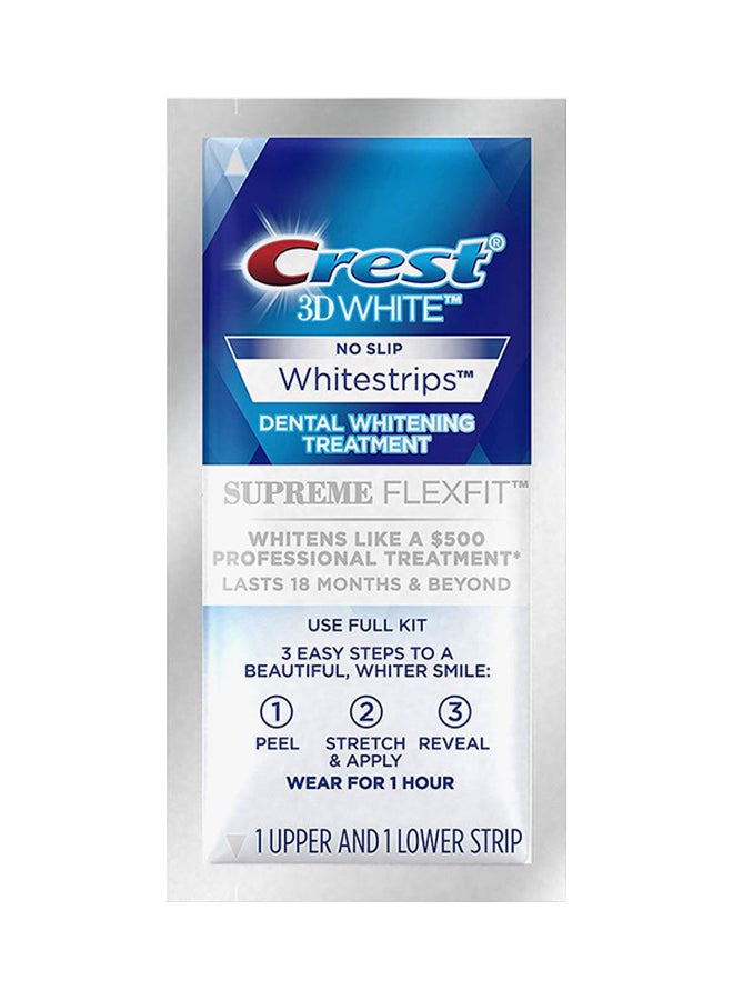 Crest - 3D White Luxe Supreme FlexFit Whitestrips - 42 Strips 50grams - Image 1