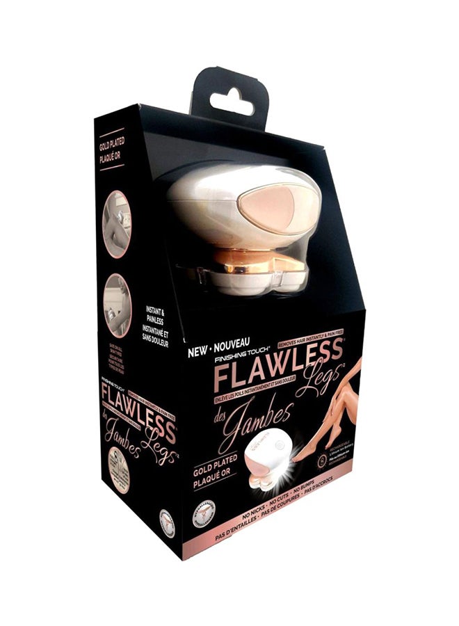 finishing touch Flawless And Pain Free Leg Hair Remover Epilator Pink/White/Gold 313grams  - Image 2