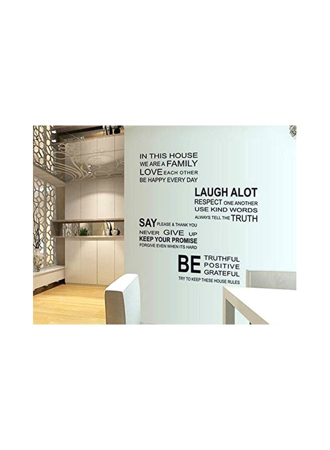 جيرينك ملصق جداري بتصميم اقتباس باللغة الإنجليزية لديكور غرفة المعيشة أسود 90x60Ø³Ù†ØªÙŠÙ…ØªØ± - Image 3