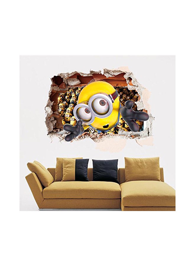 جيرينك ملصقات جدارية ثلاثية الأبعاد بتصميم شخصيات مينيونز من فيلم الرسوم المتحركة "Despicable Me 2" متعدد الألوان 60x90Ø³Ù†ØªÙŠÙ…ØªØ± - Image 1