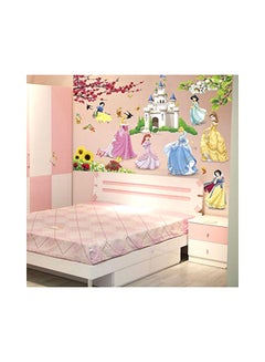 Gerenic Princess Birds Flower Castle Wall Stickers Multicolour 1.2 x 23.8 x 1.5 iinch  - Image 2