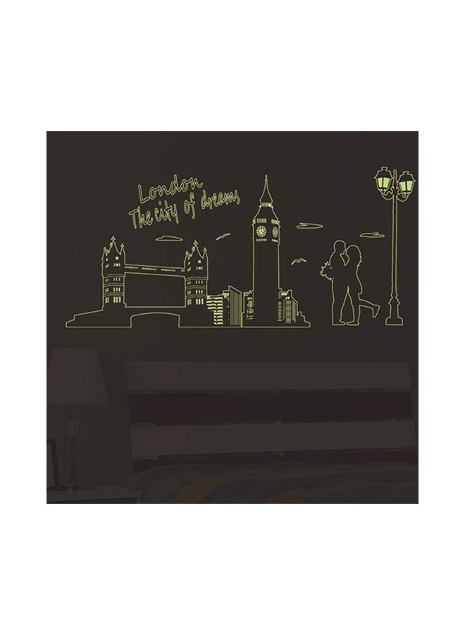 Gerenic Fluorescent Wall Stickers Multicolour 1.6 x 23.8 x 1.6inch - Image 1