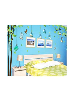 Gerenic DIY Photo Tree Frame Family Tree Wall Sticker Green/Brown 1.3 x 23.9 x 1.6inch  - Image 2