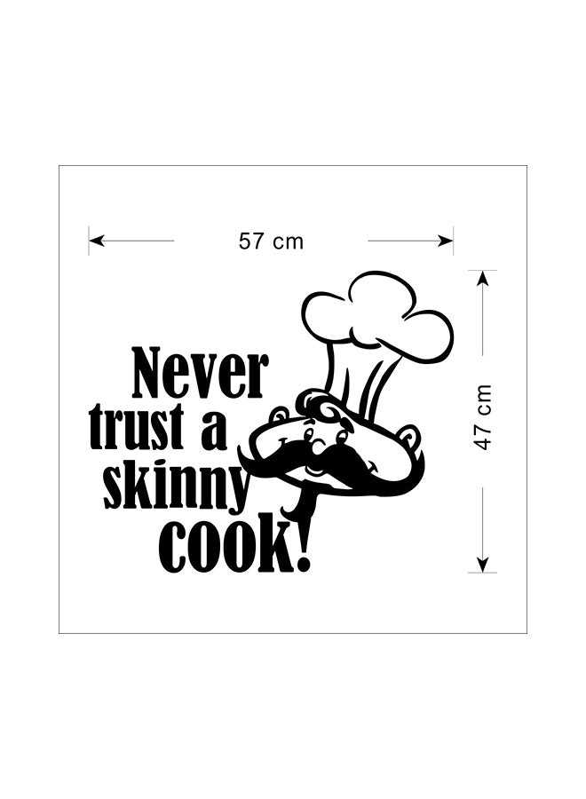 جيرينك ملصق جداري مبتكر قابل للإزالة أسود 90x60سم - Image 3