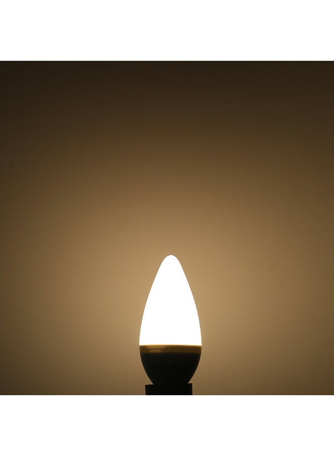 LED Candle Shape Light Bulb White 12.50x4.00x4.00centimeter - Image 5