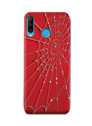 Spider Web Pattern Protective Case Cover For Huawei P30 Lite Red - v1579076308/N28747145A_1