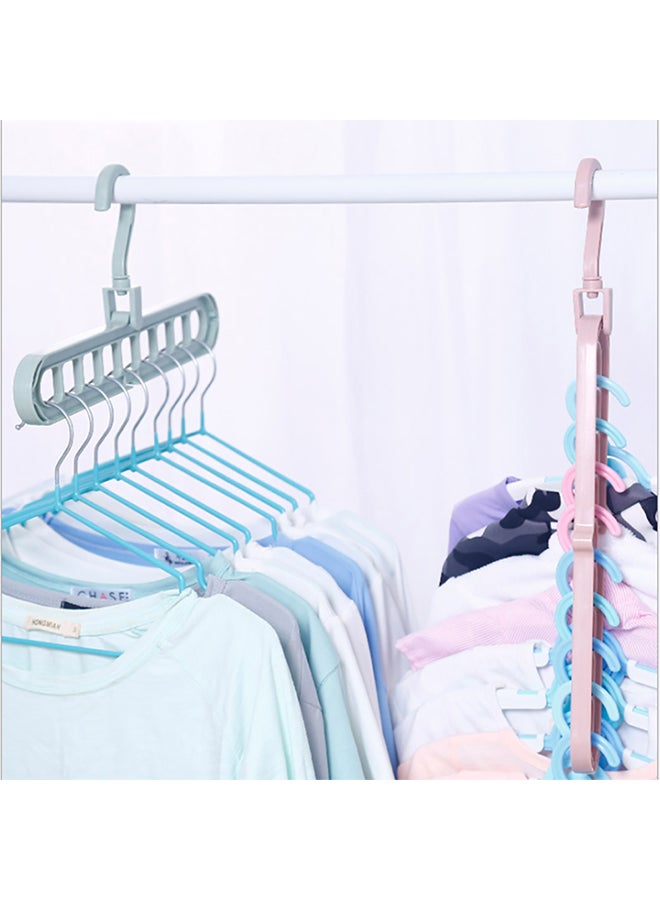Generic Space Saving Folding Hanger Green 33.5x17.5cm  - Image 2