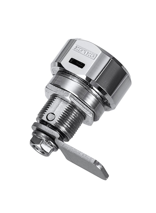 Generic Rechargeable Digital Cabinet Lock Silver 7.60x5.20x6.60cm  - Image 3