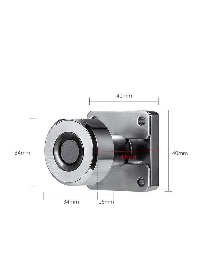 Rechargeable Digital Cabinet Lock Silver 7.60x5.20x6.60cm  - Image 5
