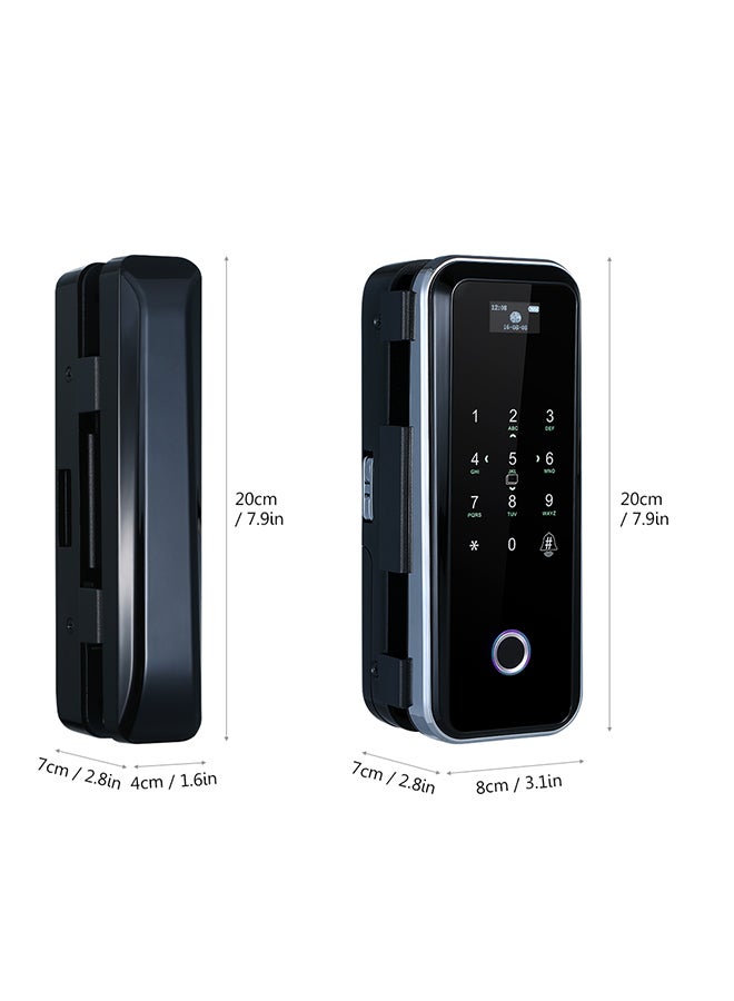 Smart Fingerprint Navigation Touchscreen Lock Black 26.50x5x8.70cm - Image 2