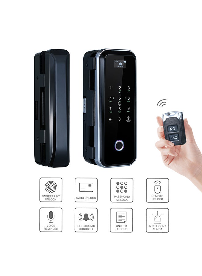 Smart Fingerprint Navigation Touchscreen Lock Black 26.50x5x8.70cm - Image 4