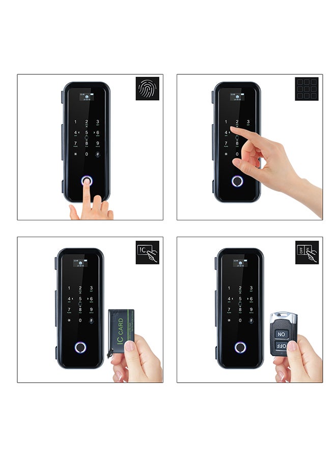 Smart Fingerprint Navigation Touchscreen Lock Black 26.50x5x8.70cm - Image 5