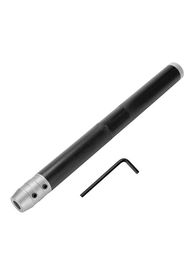 Round Shank Carbide Insert Cutter Turning Tool Black 11.5x1inch - Image 1