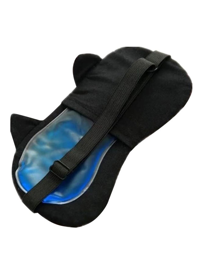 3D Cute Cat Blindfold Sleeping Eye Mask Grey/Green - Image 2