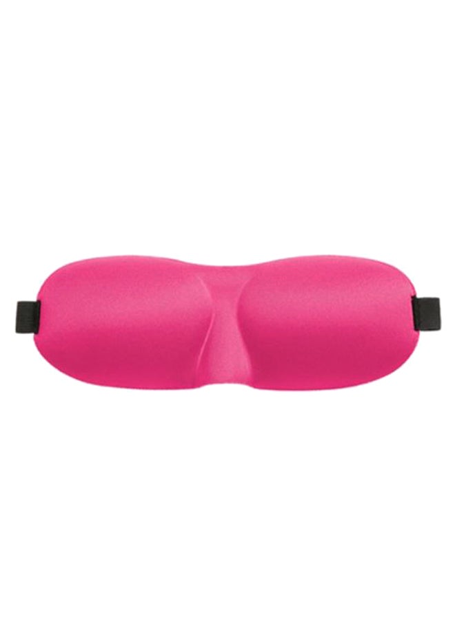 3D Contoured Blindfold Sleeping Eye Mask Pink/Black - Image 1
