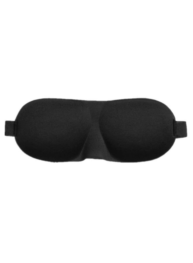 3D Travel Sleeping Blindfold Eye Mask Black  - Image 1