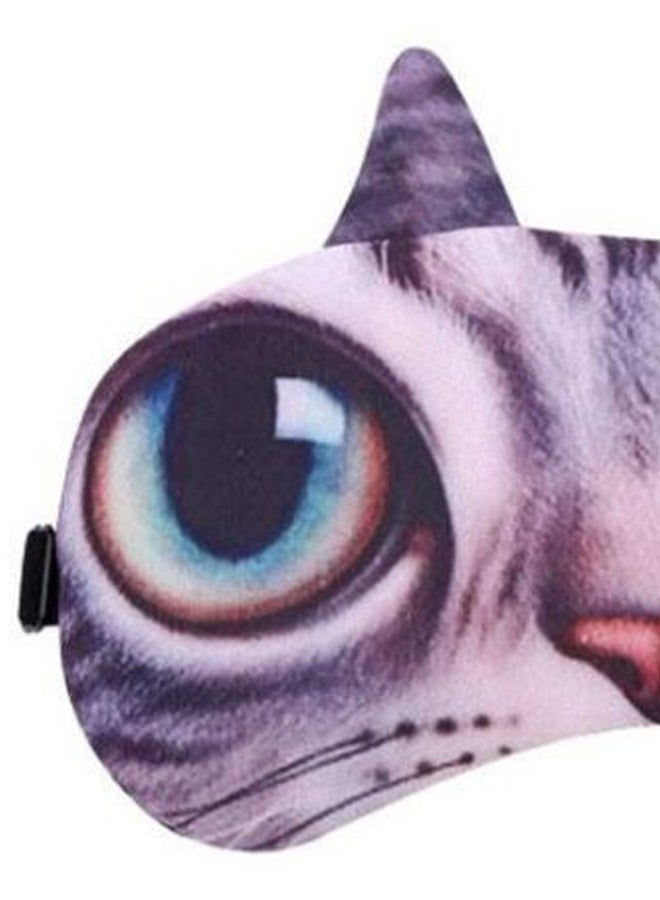 Cute Cat Blindfold Sleeping Eye Mask Multicolour  - Image 2