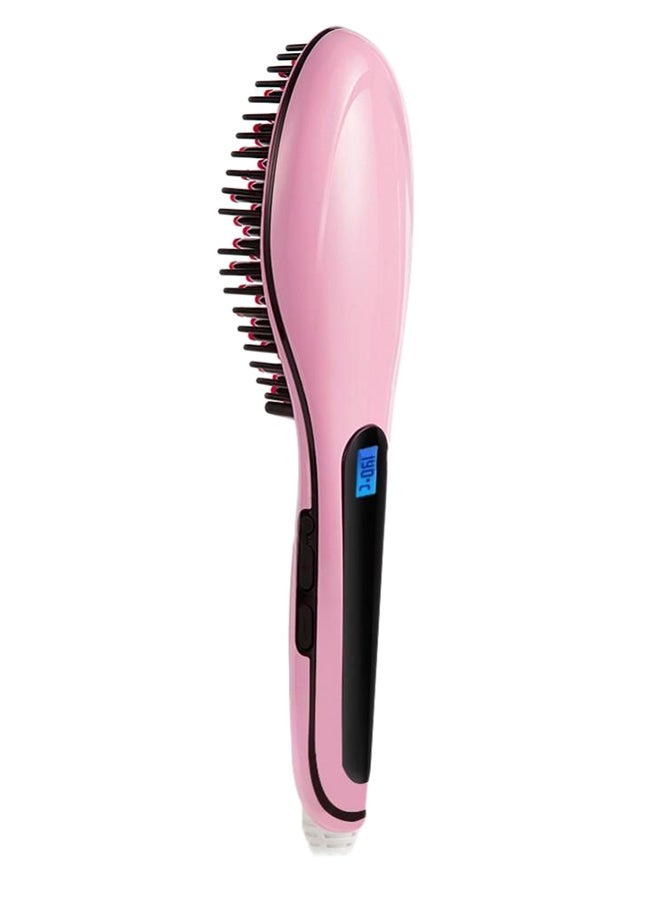 Digital Hair Straightening Brush Silver/Rose Gold - v1579083314/N33677345A_1