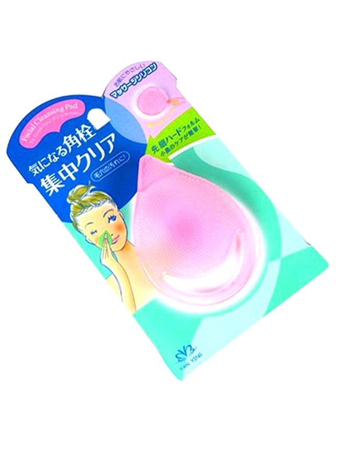 Generic Portable Blackhead Remover Brush With Soft Pad Light Pink