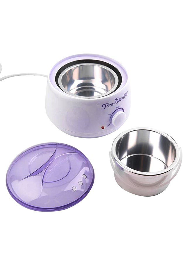 طقم شمع إزالة الشعر مع سخان وملحقات متعدد الألوان - Image 1