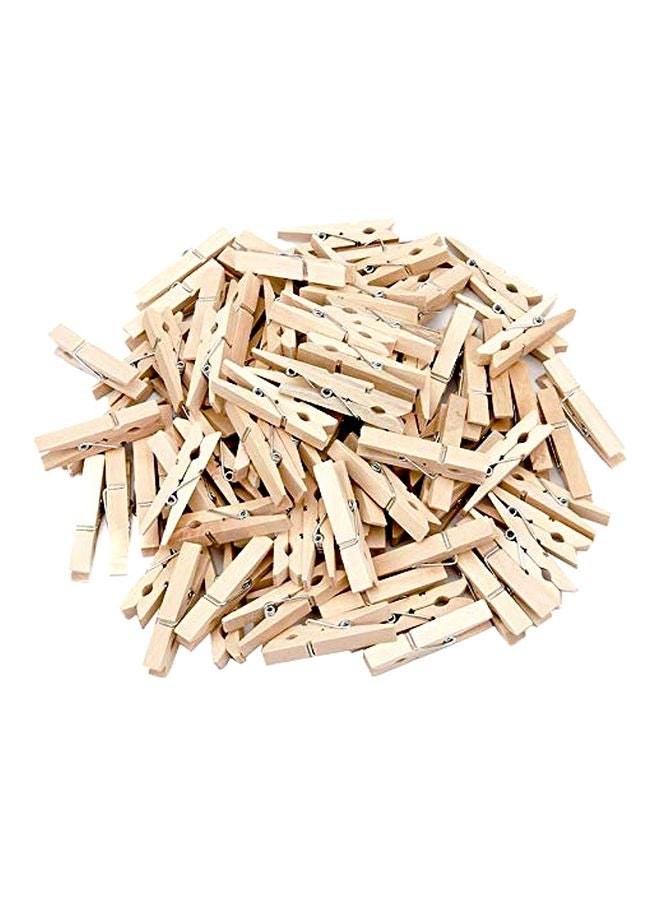 Darice 48-Piece Clothespin Brown 4.76cm 