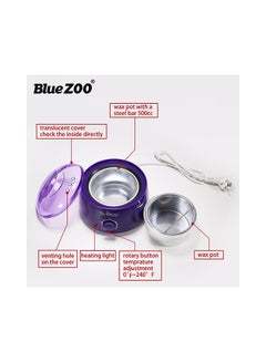 Bluezoo Hair Removal Depilatory Wax Heater Warmer Pot Blue/White 18.5 x 18.5 x 15centimeter  - Image 3