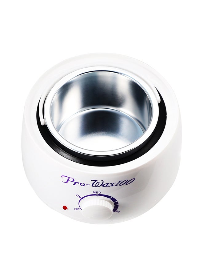 Bluezoo Hair Removal Depilatory Wax Heater Warmer Pot Blue/White 18.5 x 18.5 x 15cm - Image 2