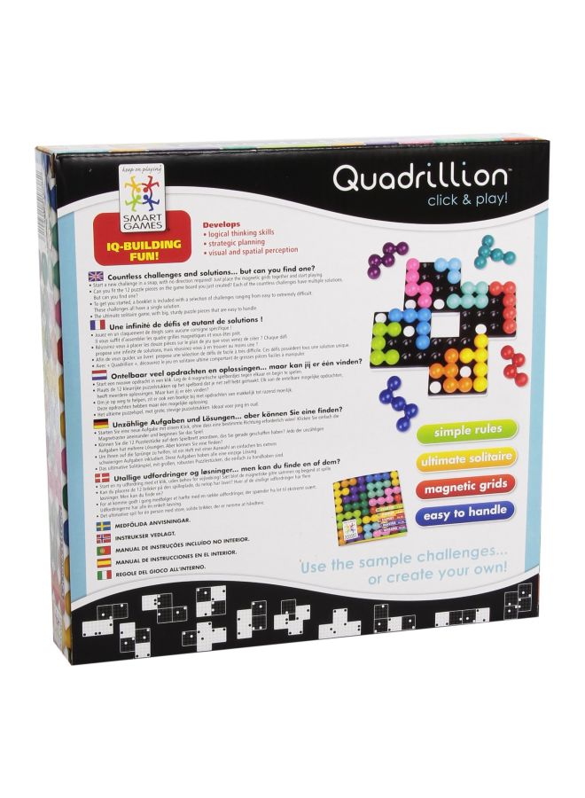 SmartGames - Quadrillion Click And Play Logic Game SG 540 - Image 1